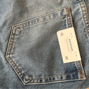 AG Adriano Goldschmied Women's Straight Leg Jeans in Faded Blue
